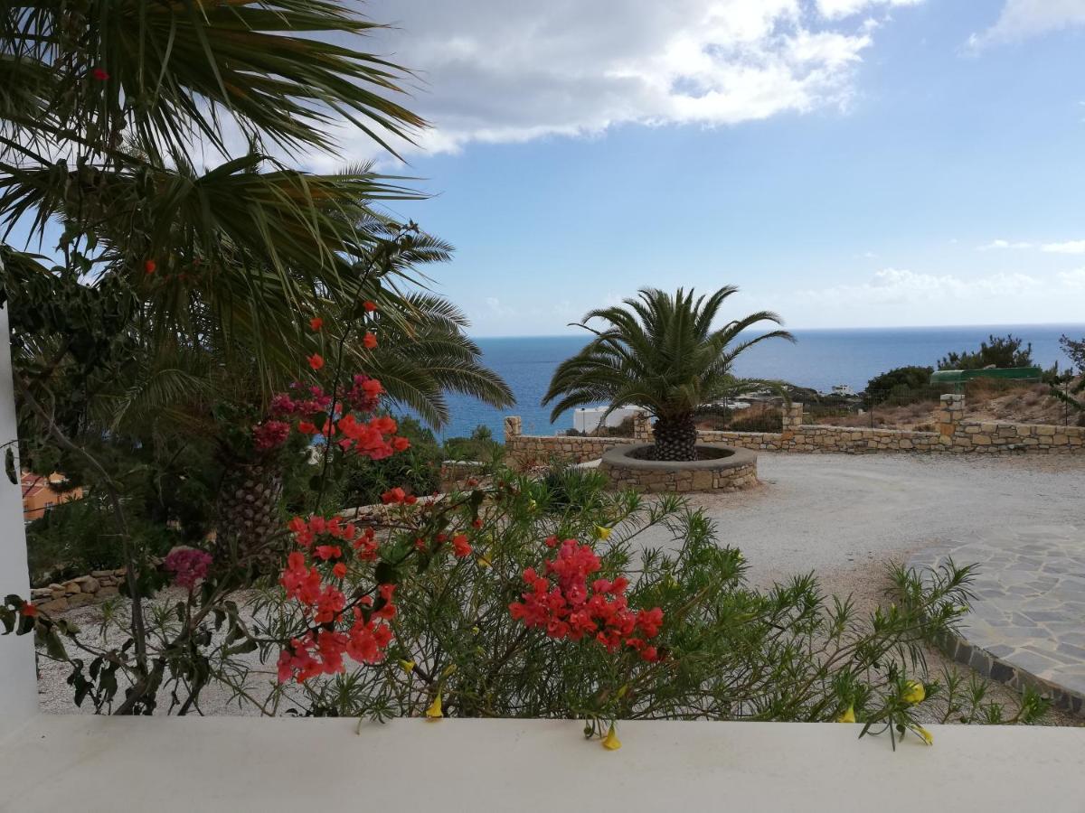 Tranquil Villa With Sea View In Ammopi Karpathos อาโมปี ภายนอก รูปภาพ