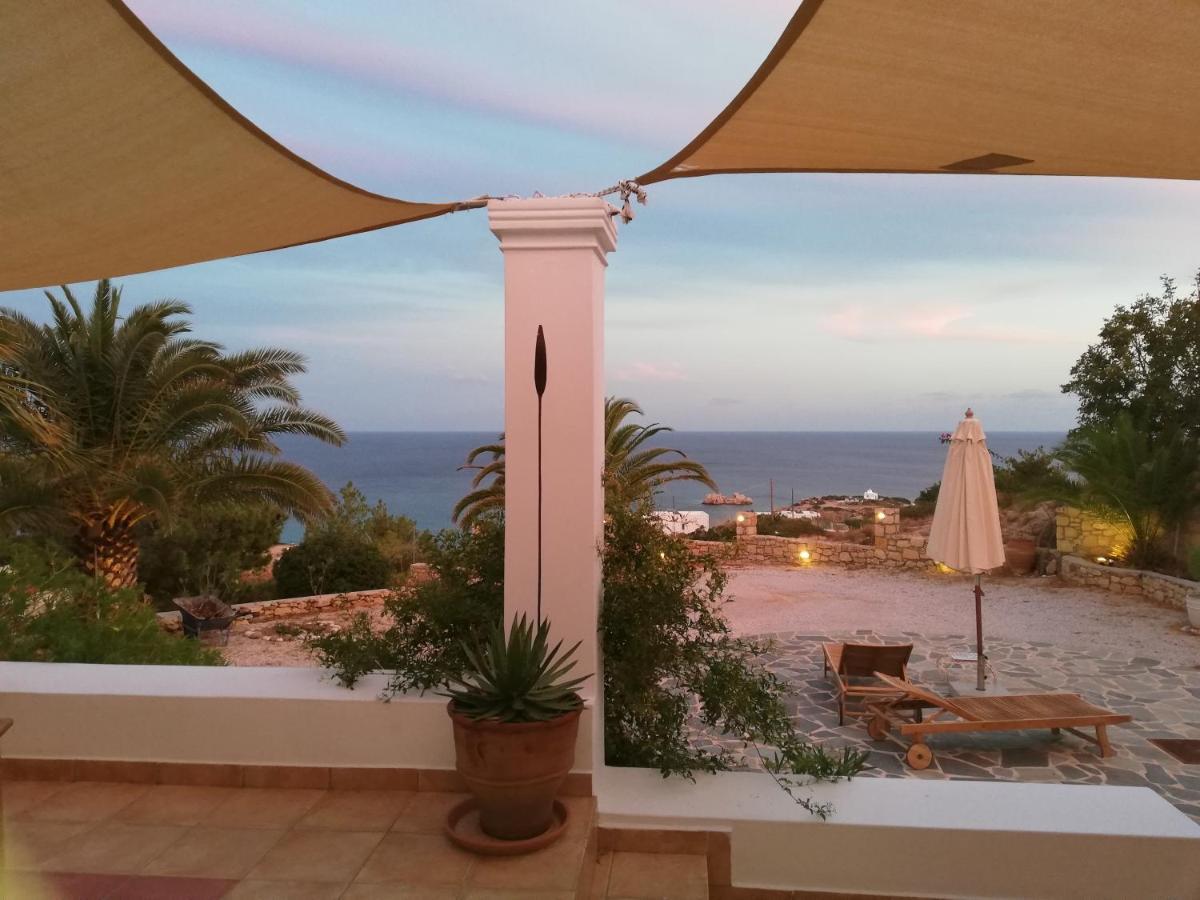 Tranquil Villa With Sea View In Ammopi Karpathos อาโมปี ภายนอก รูปภาพ